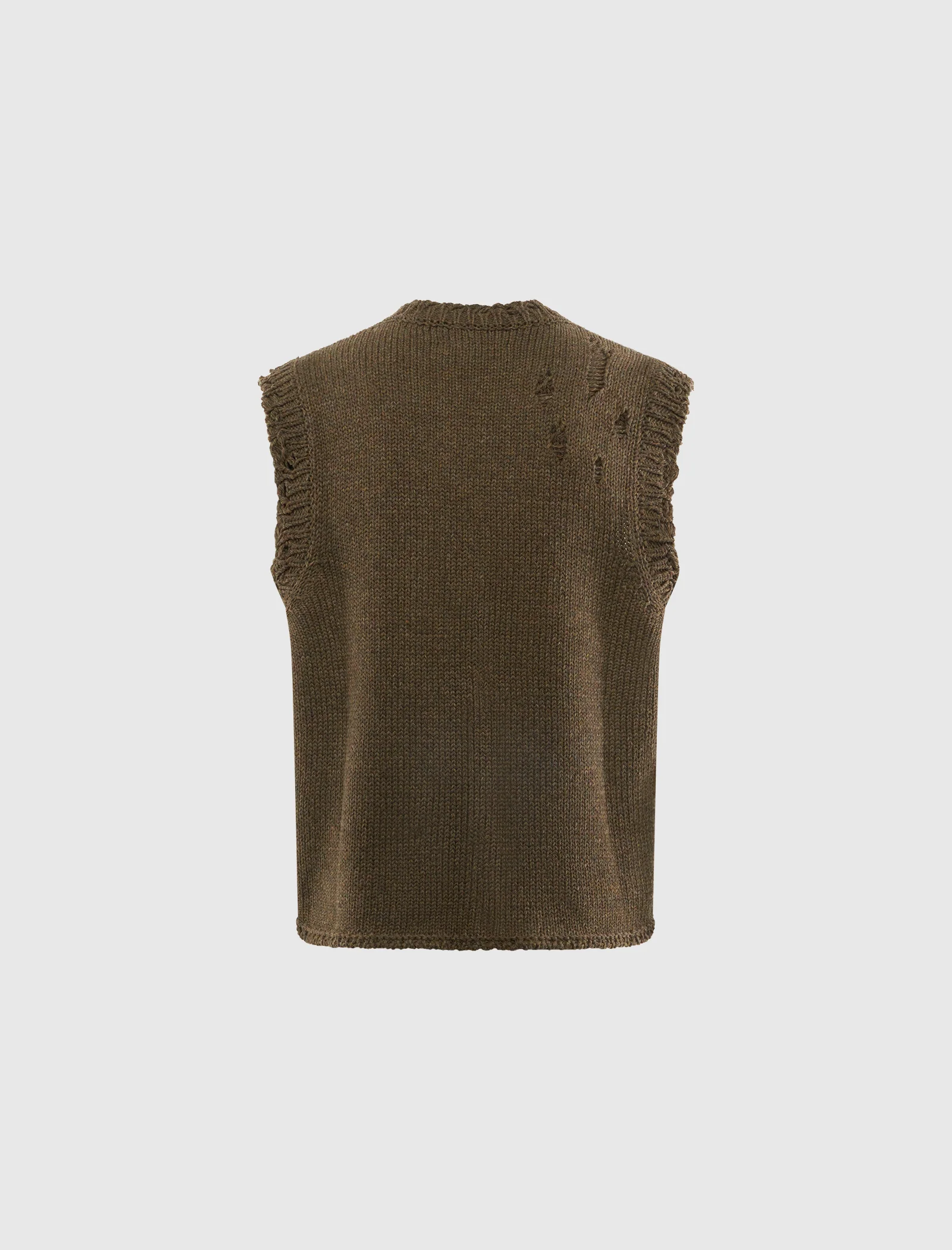 DISTRESSED SWEATER VEST - Image 3