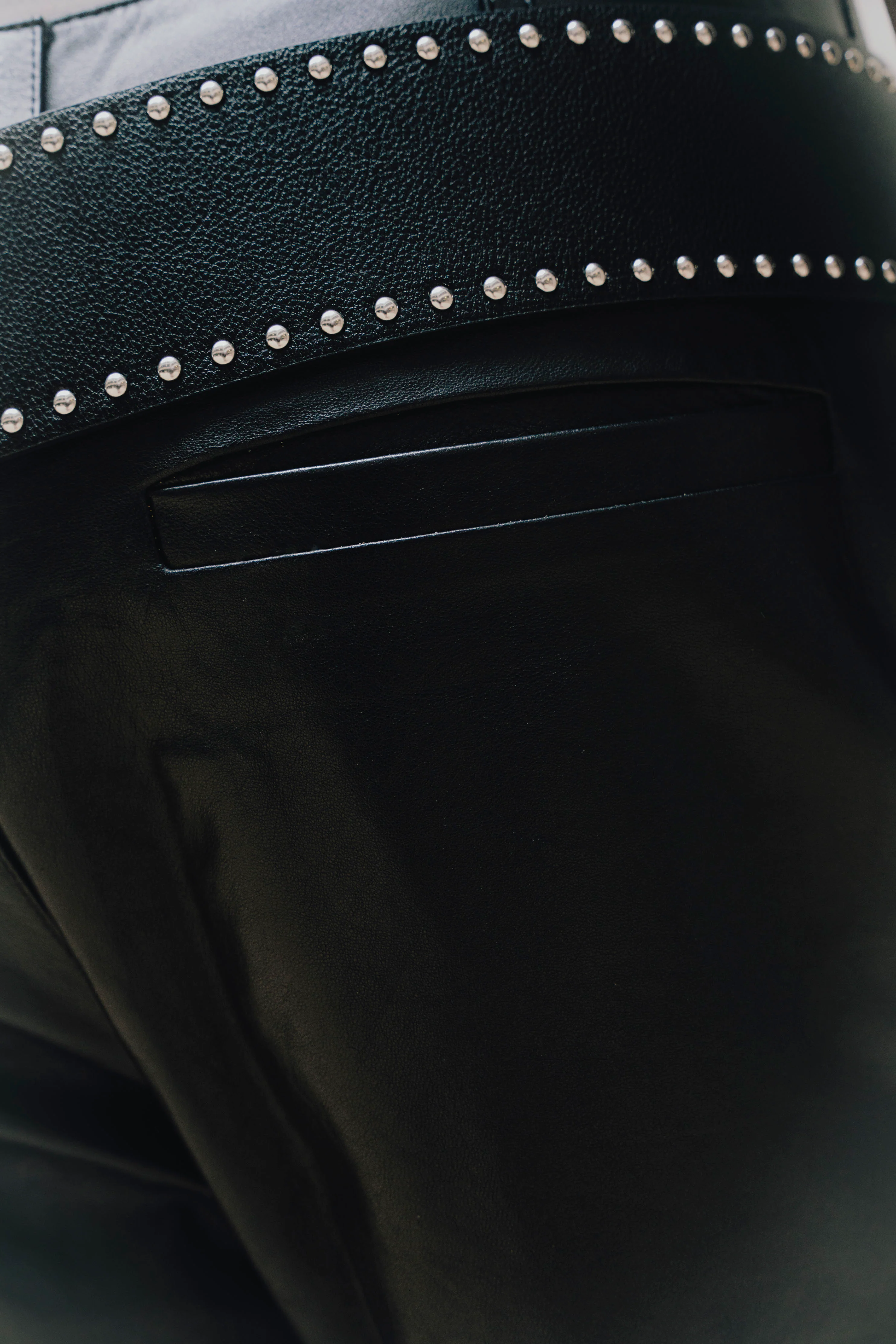 STRAIGHT LEATHER PANT - Image 3