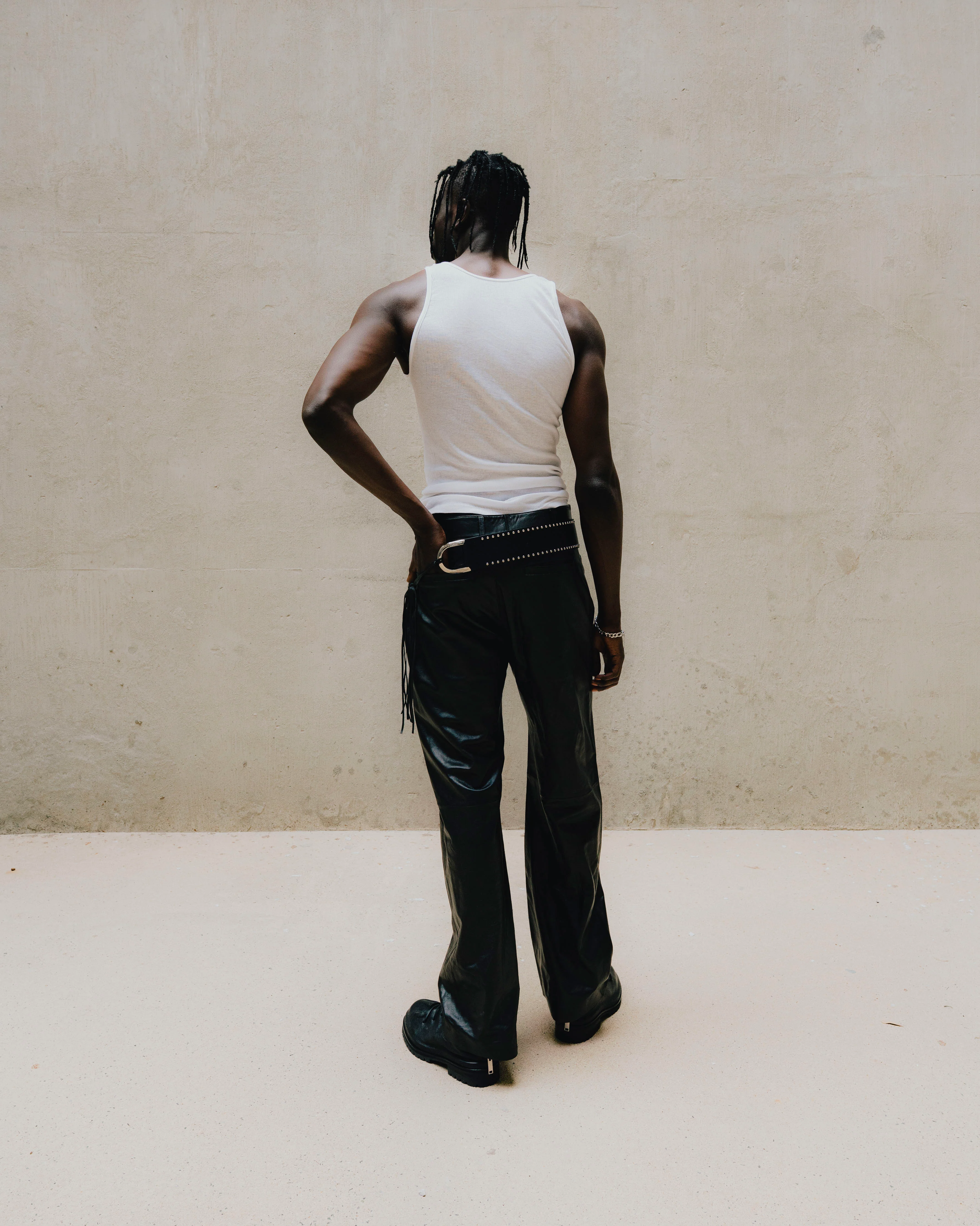 STRAIGHT LEATHER PANT - Image 5