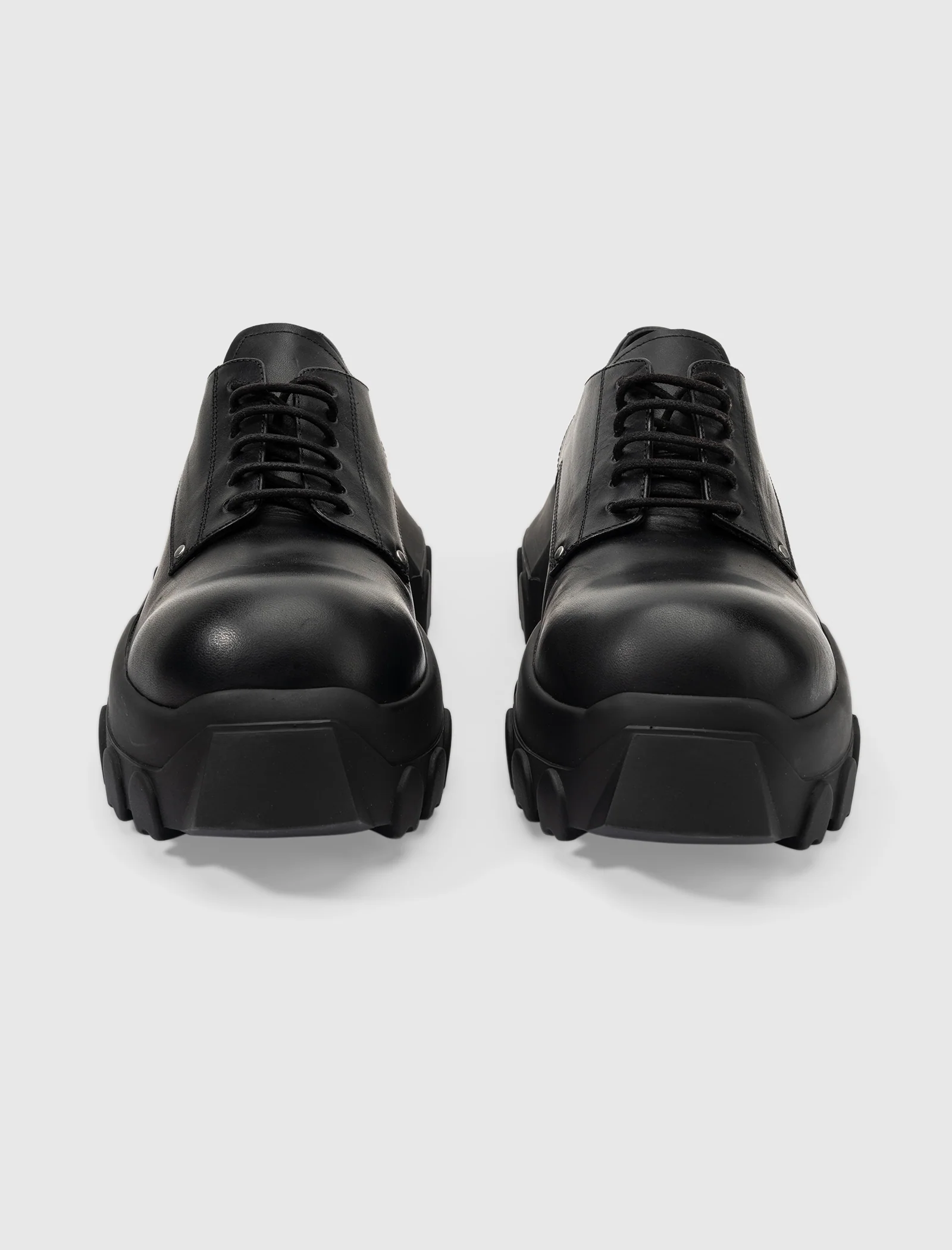 LIDO LACE-UP BOZO TRACTOR  "BLACK/BLACK" - Image 5