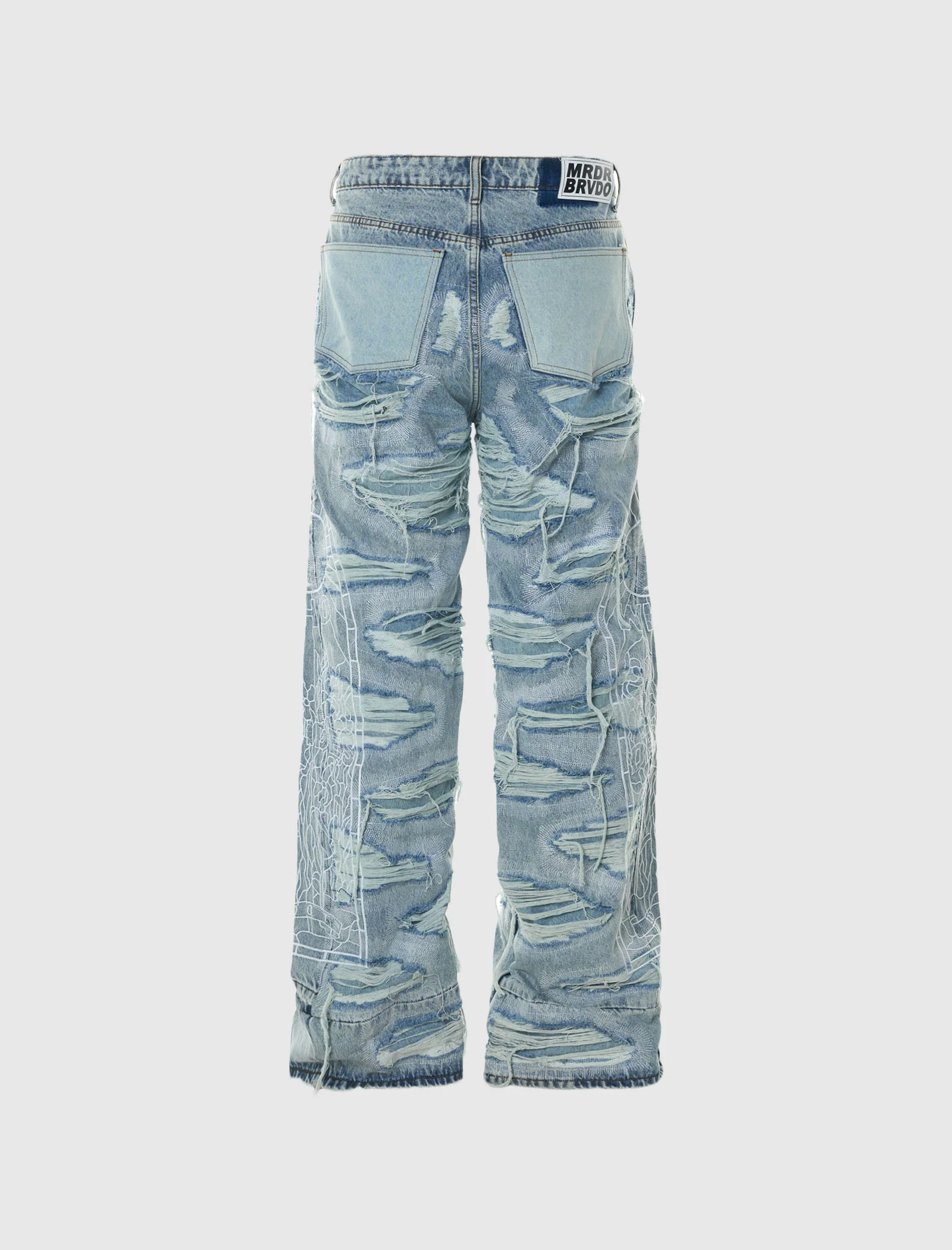 BARE POCKET DENIM JEANS - Image 3
