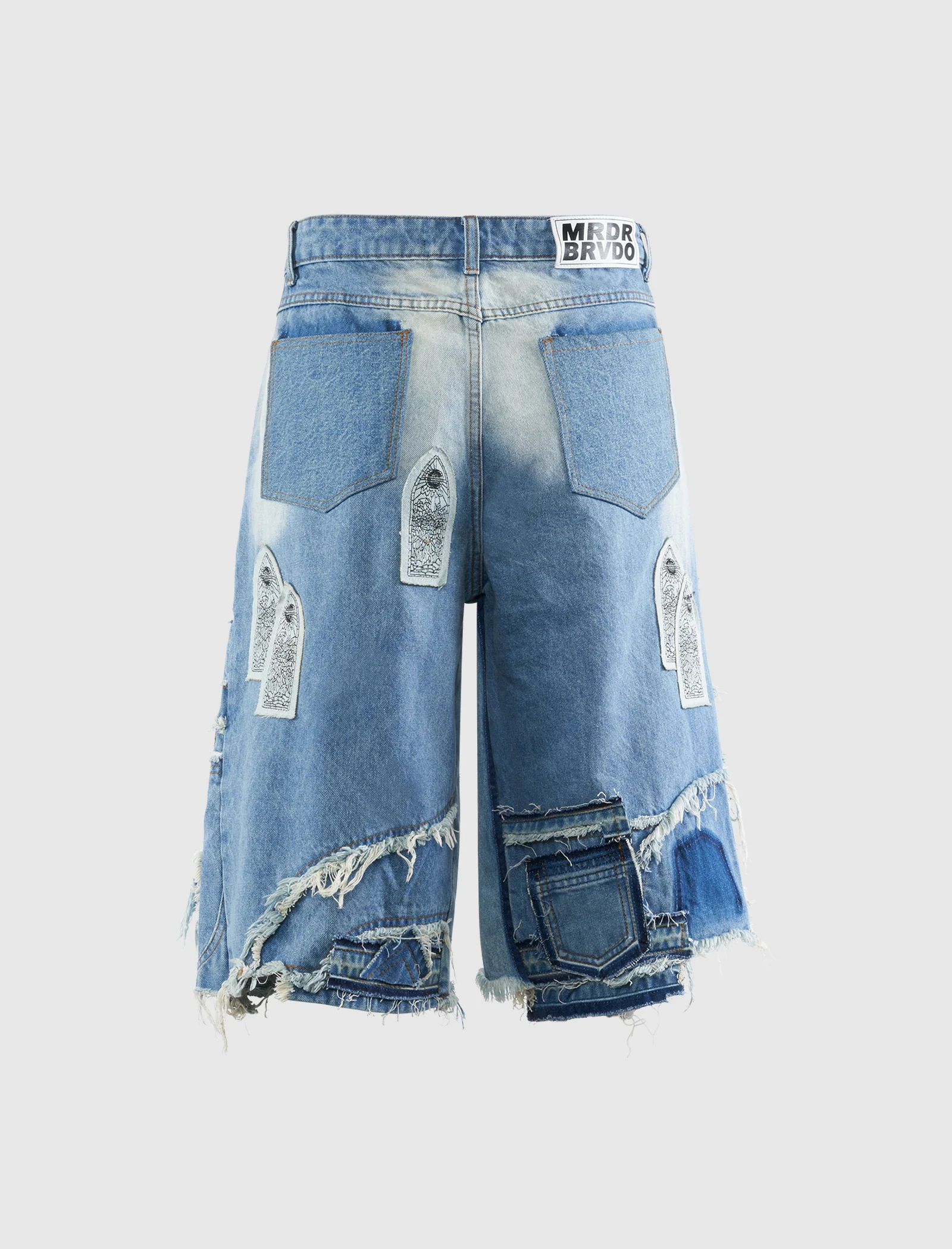 BLOWOUT DENIM SHORT - Image 3